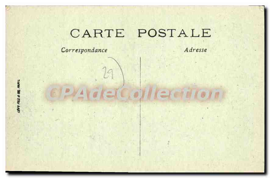 CPA Douarnenez Le Mole — Verso