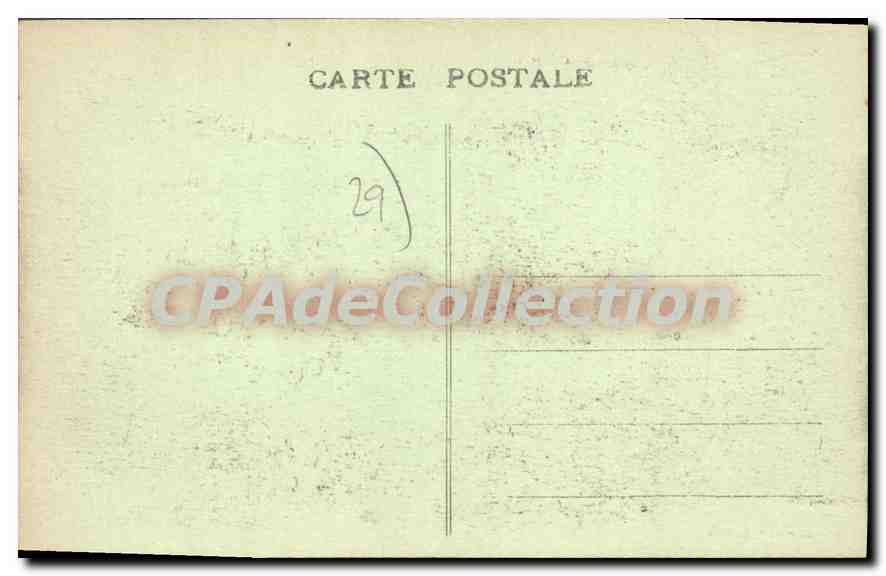 CPA Douarnenez Le Grand Port La Flotille Sardiniere — Verso