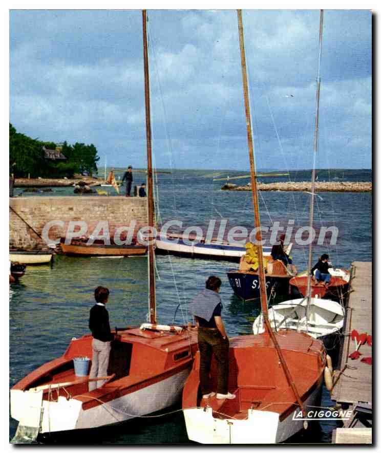 CPSM Douarnenez club nautique De Treboul