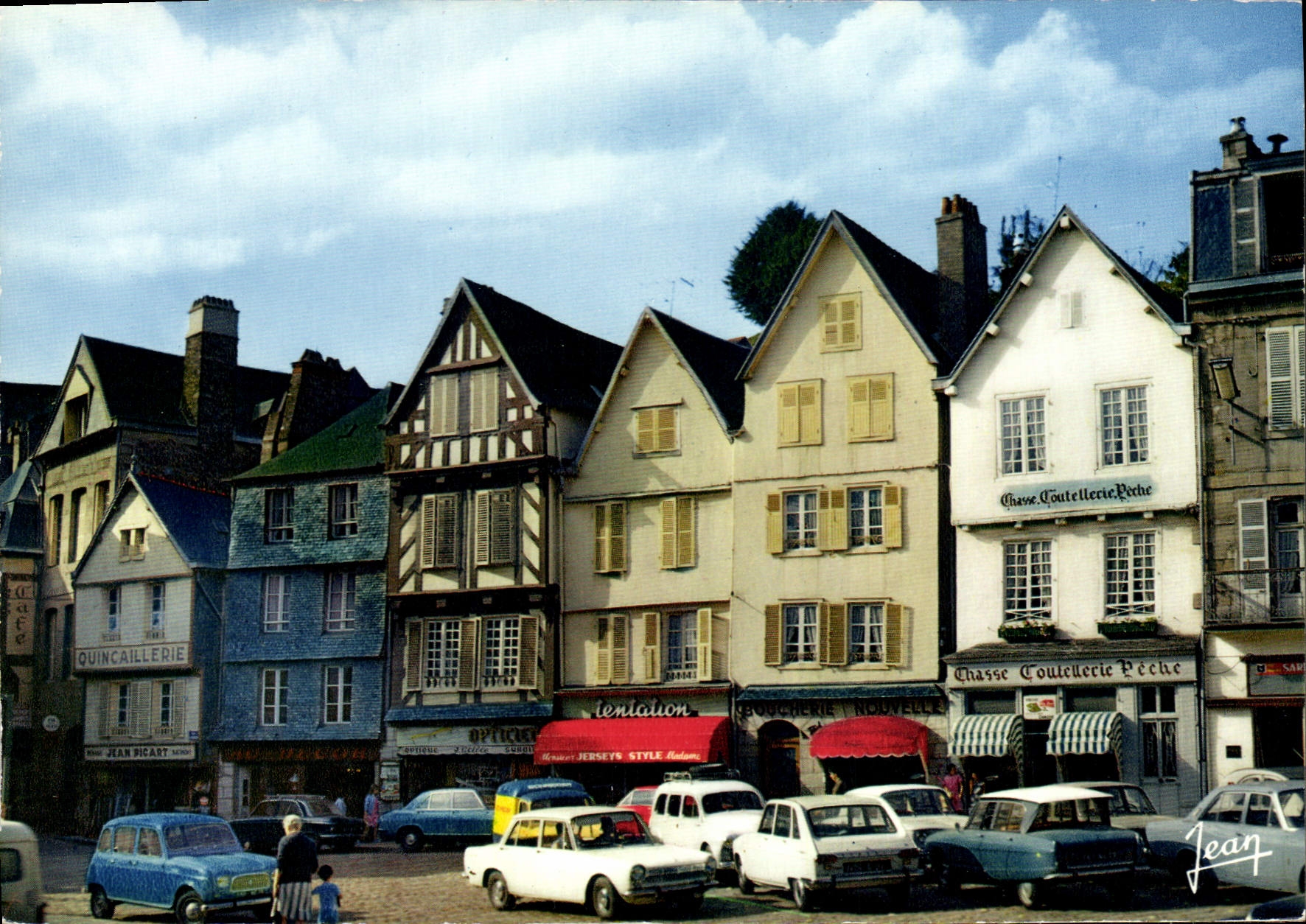 CPSM Morlaix Vieilles Maisons Place Viarmes