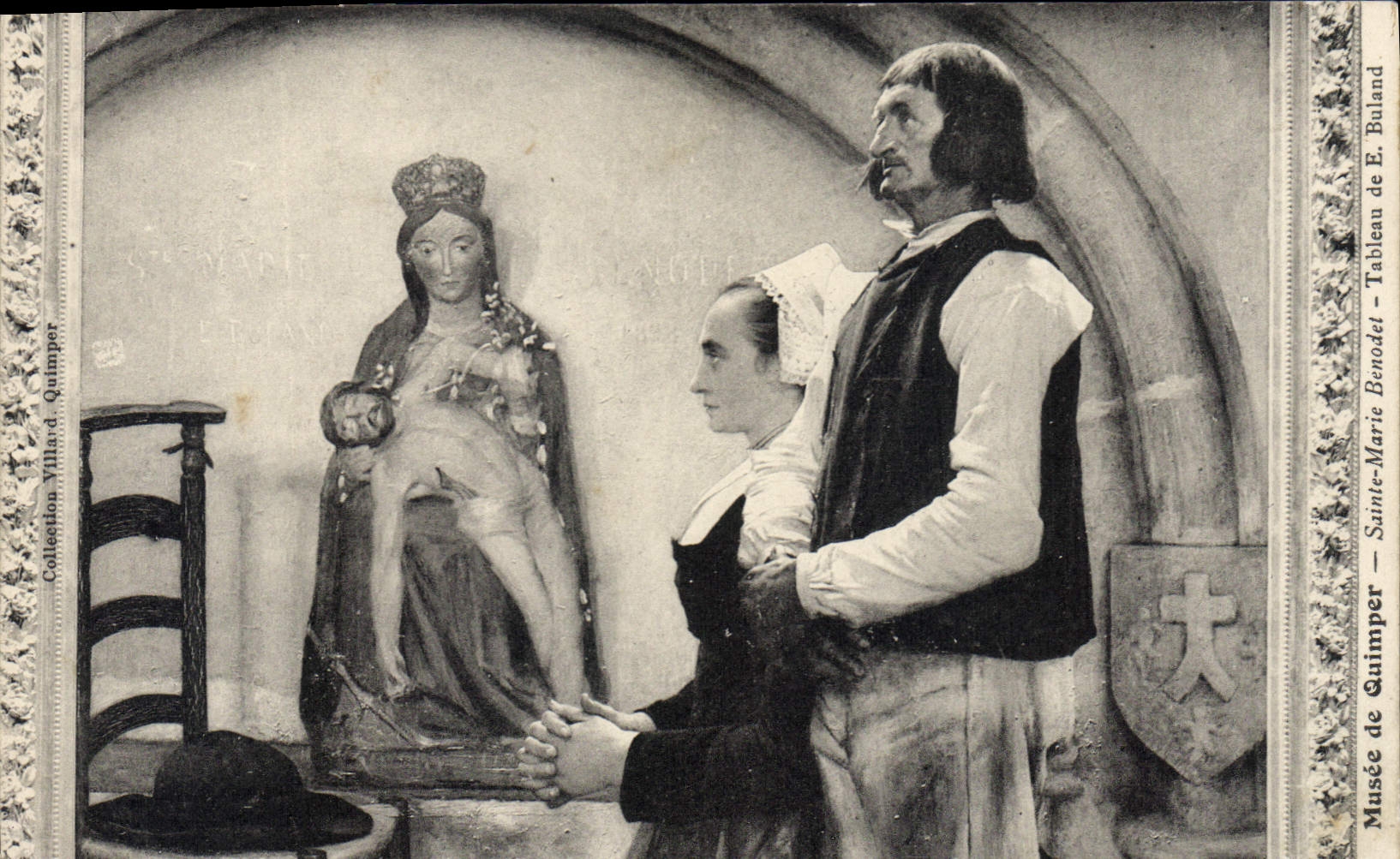 CPA musée de Quimper Saint Marie Benodet Tableau De E Buland