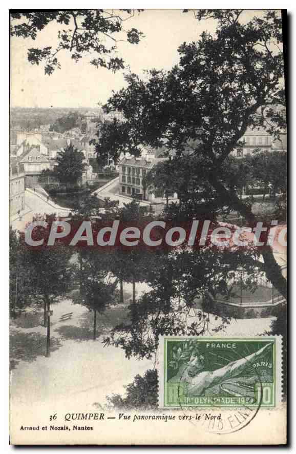 CPA Quimper Vue Panoramique Vers Le Nord