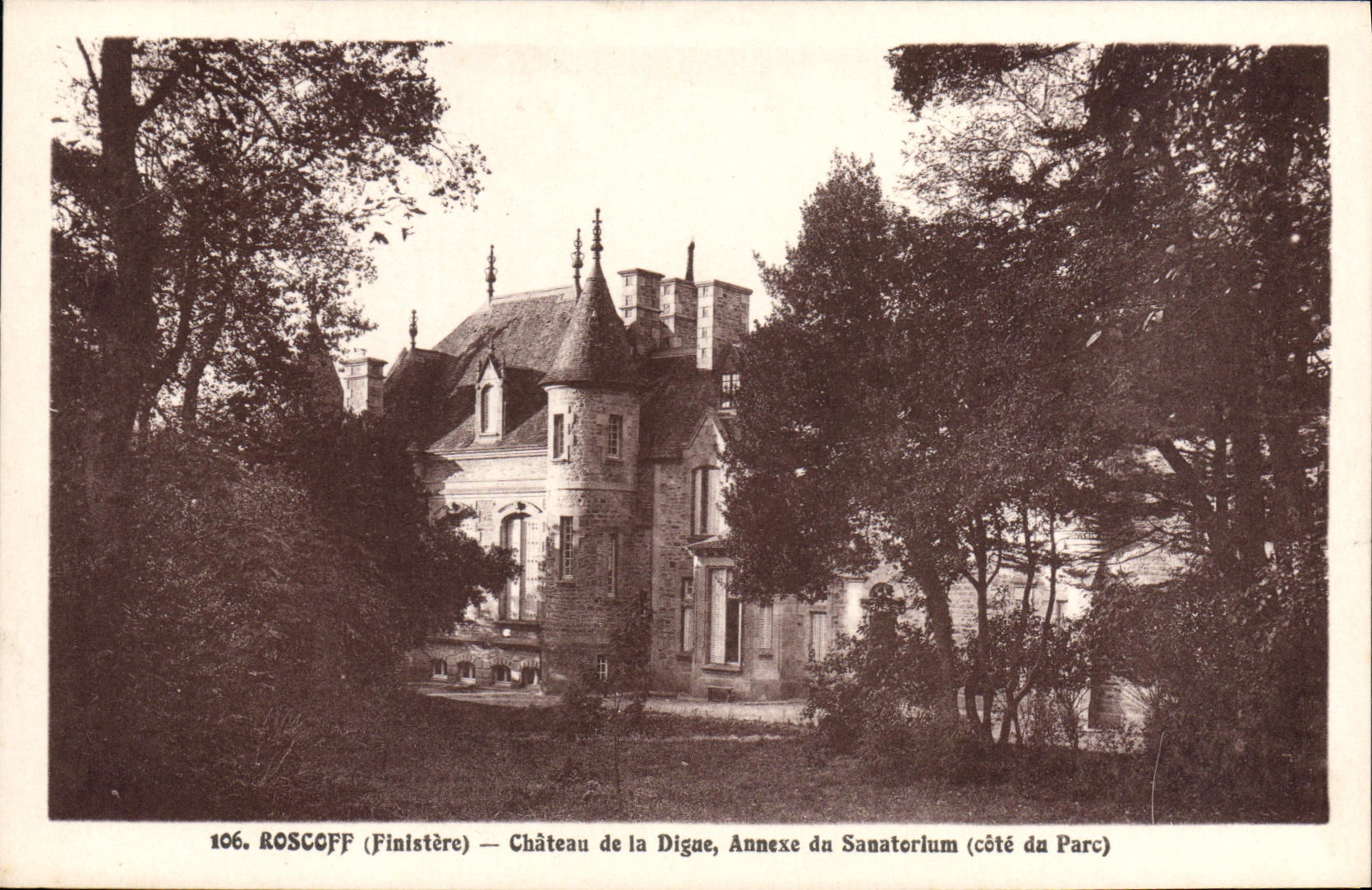 CPA Roscoff Chateau De La Digue Annexe Du Sanatorium