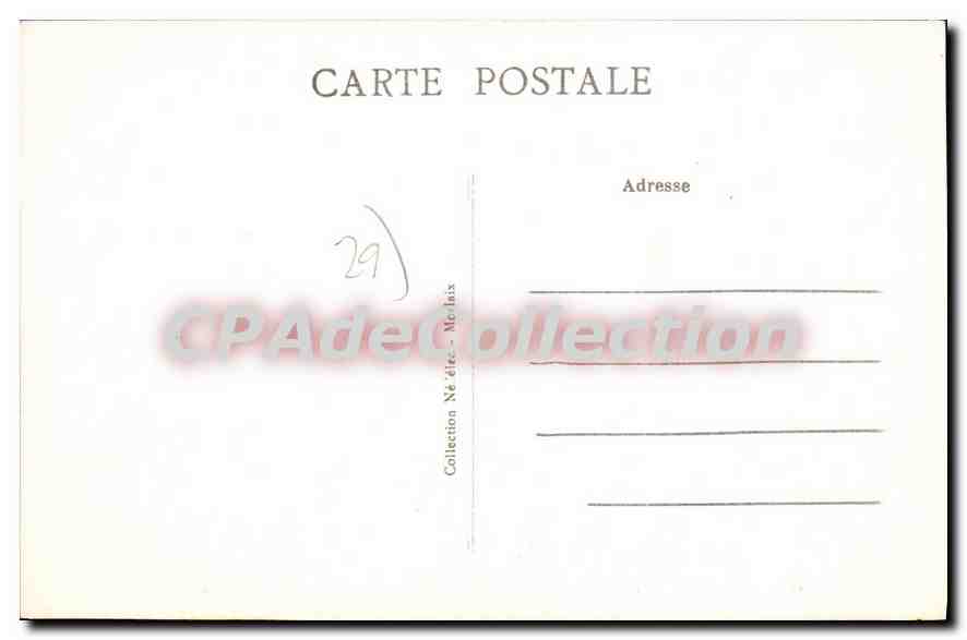 CPA Roscoff Chateau De La Digue Annexe Du Sanatorium — Rückseite