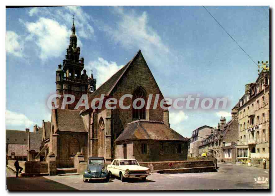 CPSM Roscoff Notre Dame De Croaz Batz citroën 2CV