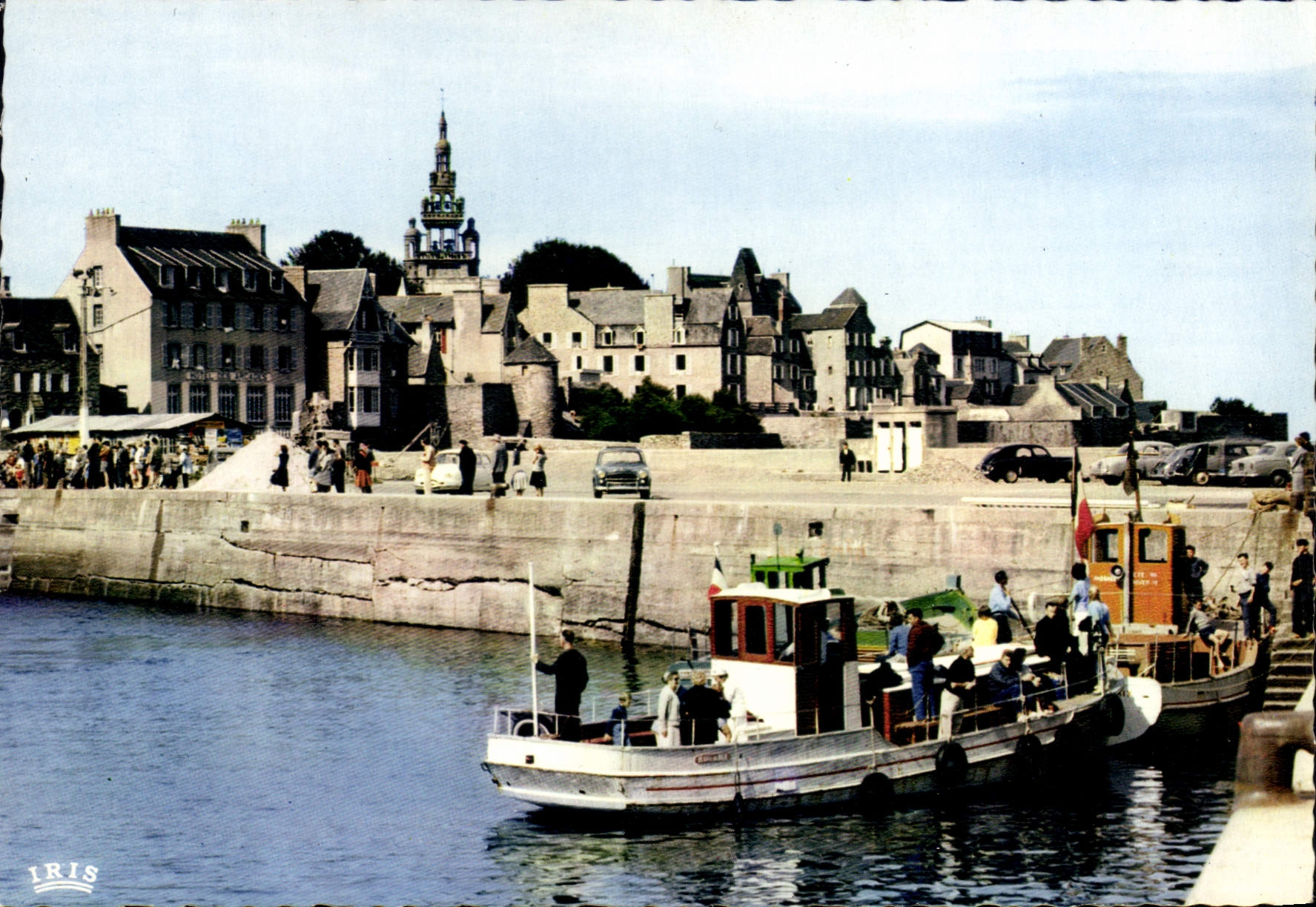 CPSM Roscoff Le Port Vedettes De I'Ile De Batz