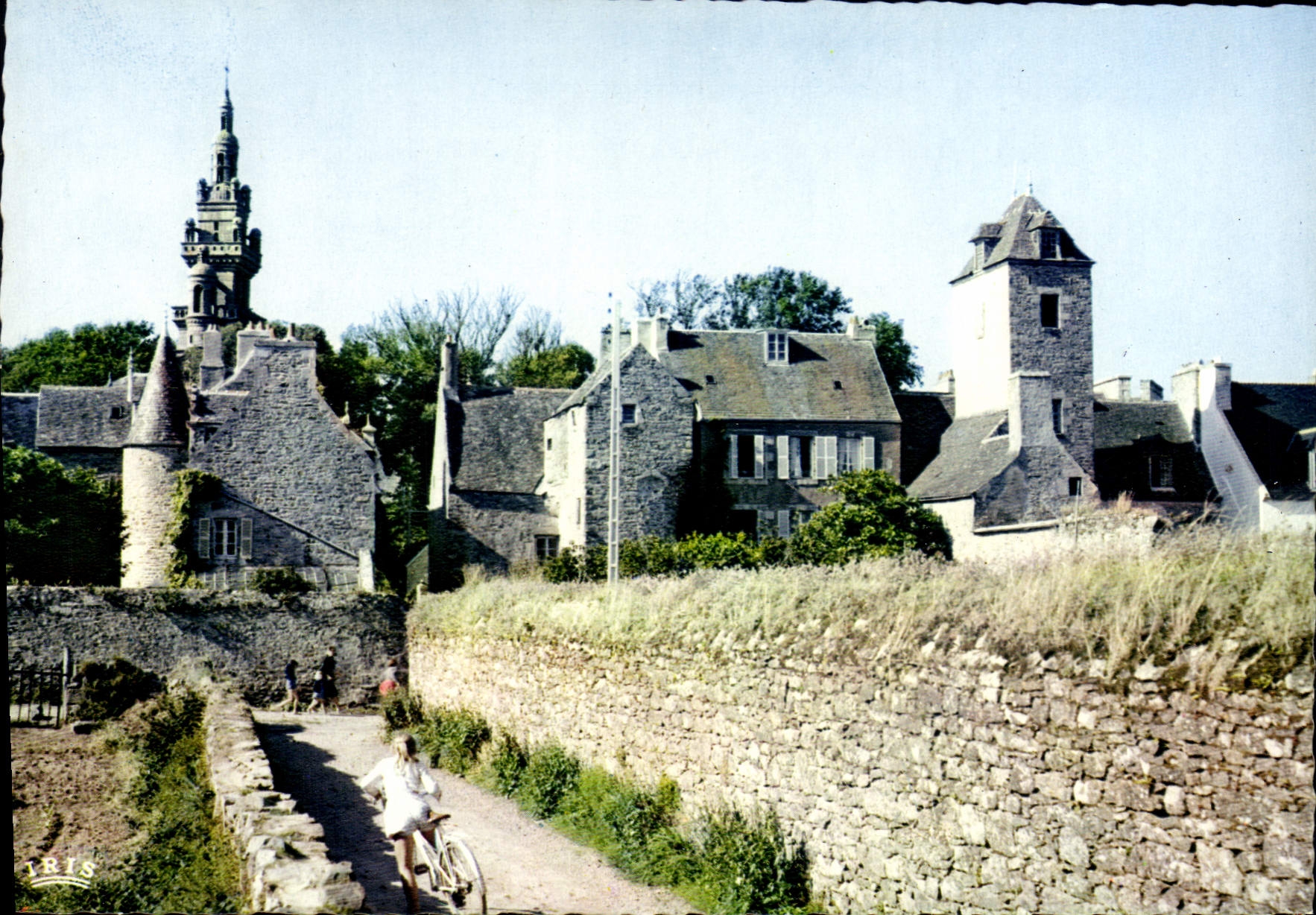 CPSM Roscoff Le Clocher Le Vieux Roscoff