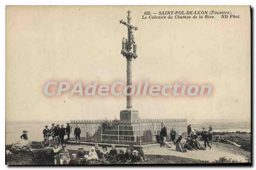 CPA Saint Pol De Leon Le Calvaire Du Champs De La Rive