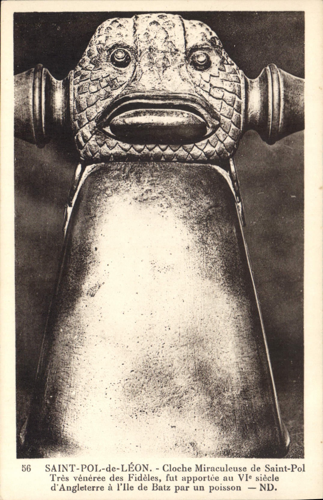 CPA Saint Pol De Leon Cloche Miraculeuse De Saint Pol