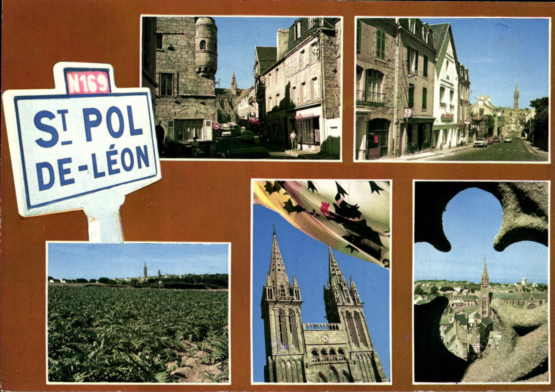 Saint-Pol-de-Léon — vue panoramique — Édition La Cigoone