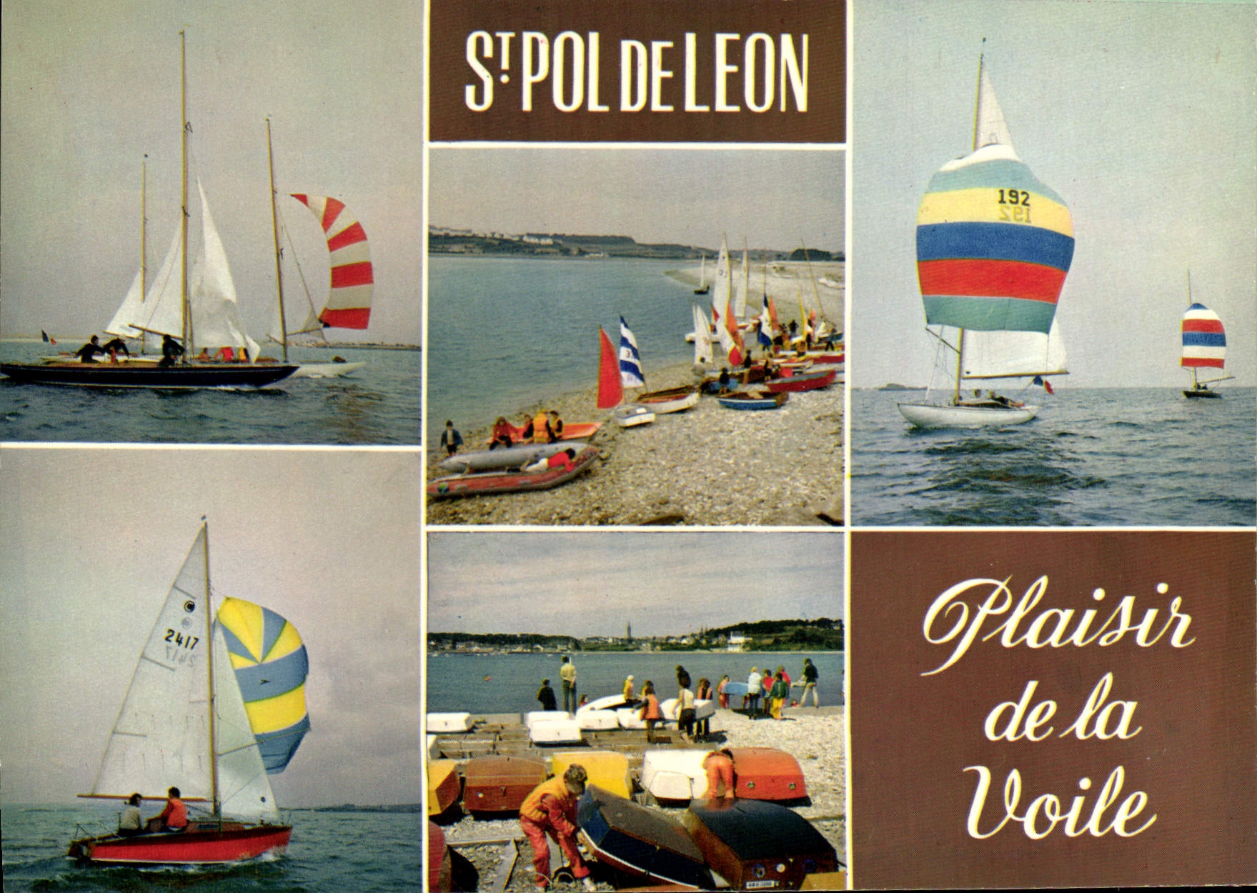 CPSM Saint Pol De Leon Plaisir De La Voile