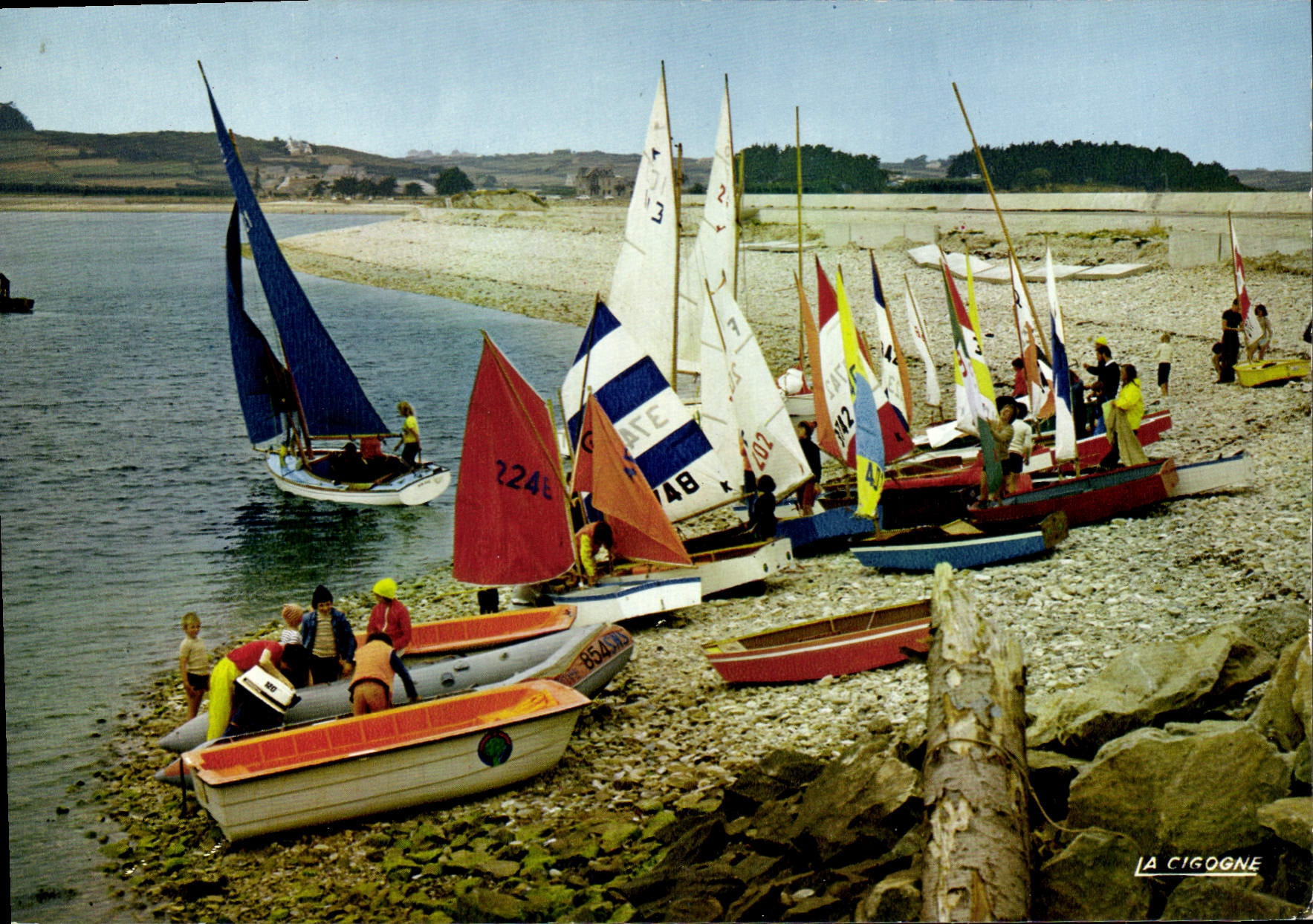 CPSM St Pol De Leon L'Ecole De Voile