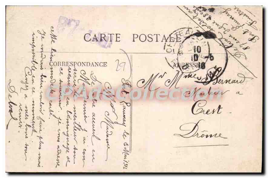 CPA Un Mariage Breton Sortle De I'Eglise — Rückseite