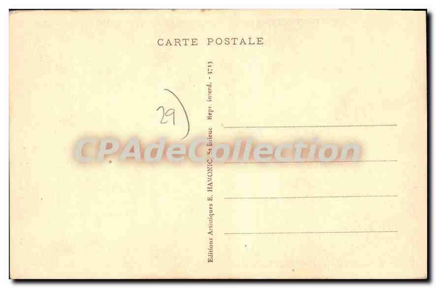 CPA Bretagne Mariage Breton Sortie De L'Eglise — Verso