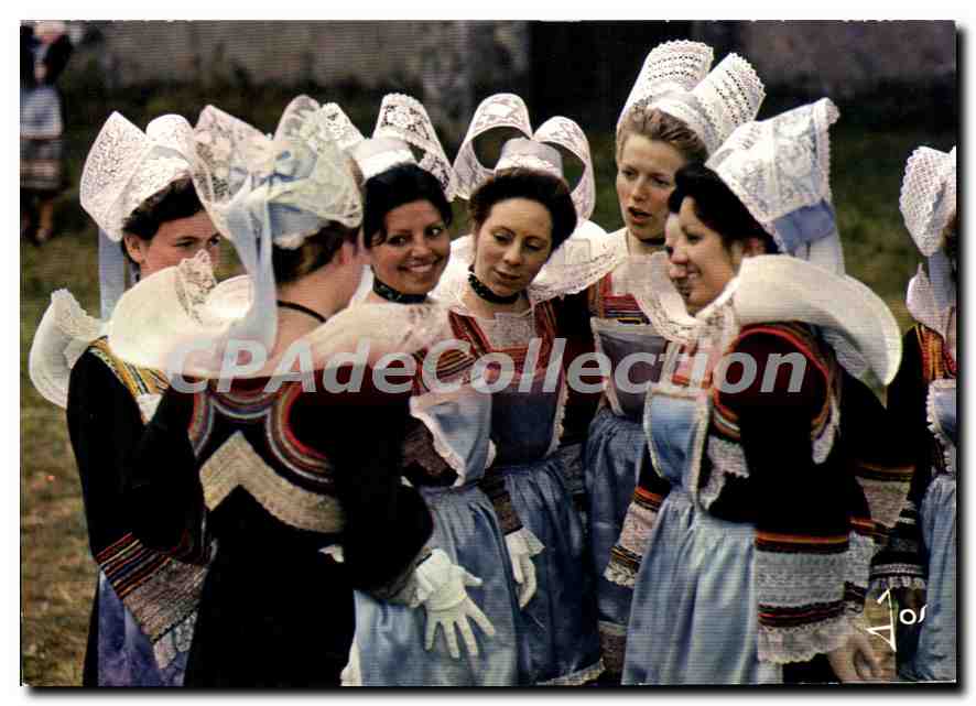 CPSM Pont Aven Costume De La Region De Riec Belon