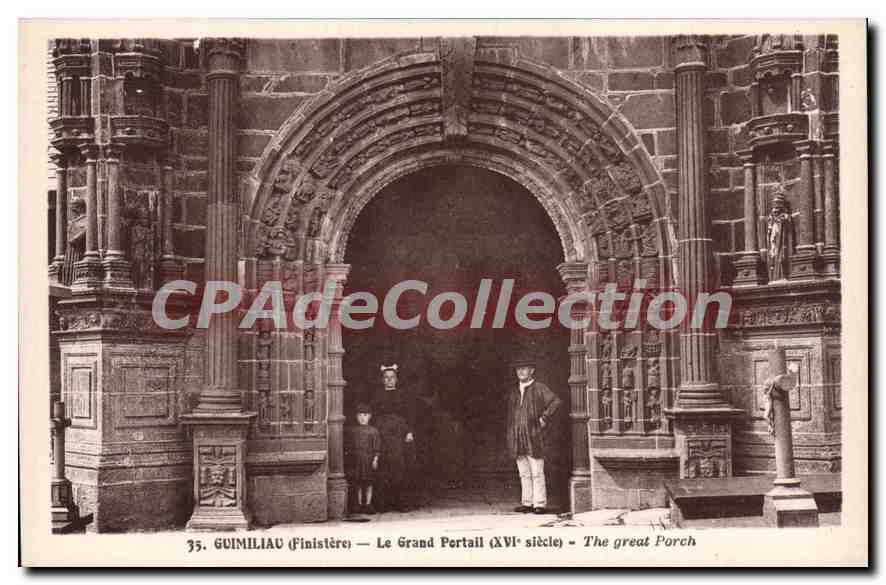 Guimiliau (Finistère) — Le Grand Portail (XVIe siècle) — Der große Portal