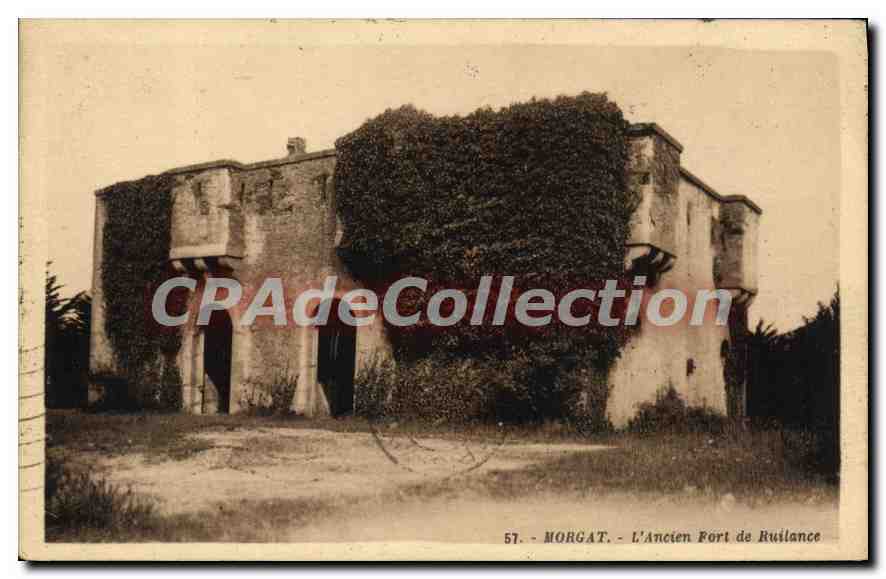 CPA Morgat L'Ancien fort De Ruilance