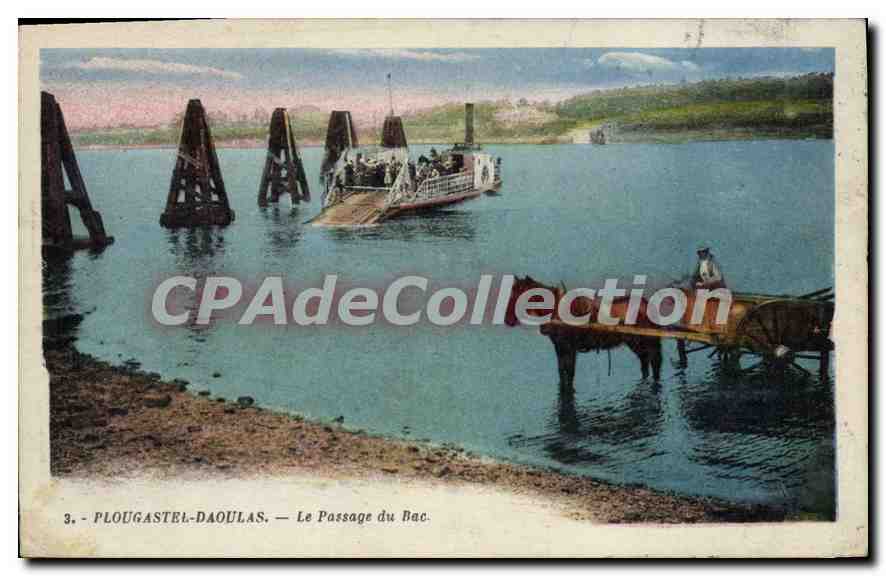 CPA Plougastel Daoulas Le Passage Du Bac