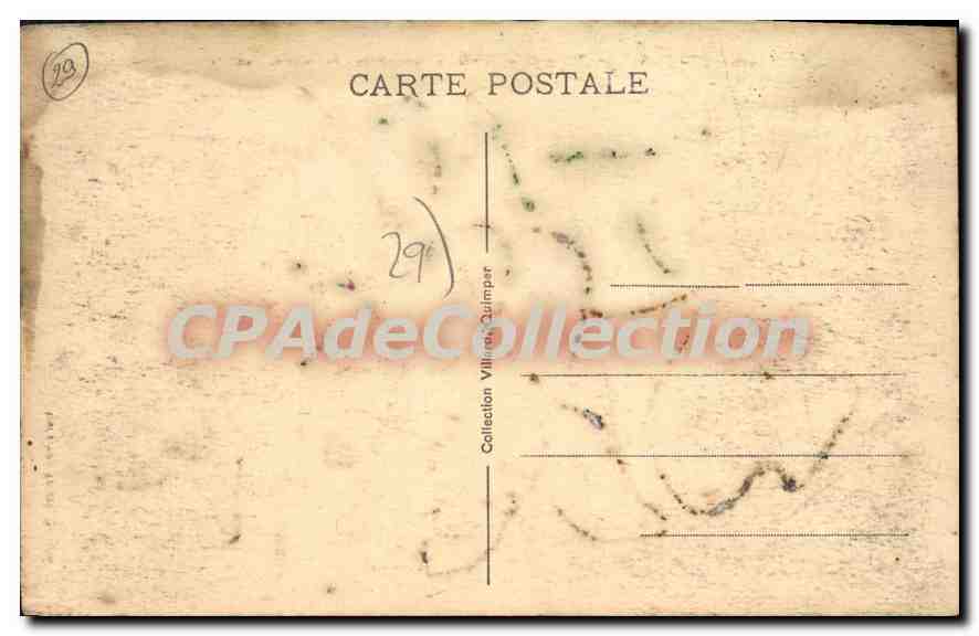 CPA Beg Meil Les Villas De La Pointe Du Semaphore — Rückseite