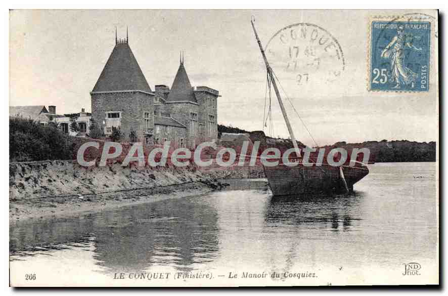 CPA Le Conquet Le Manoir Du Cosquiez