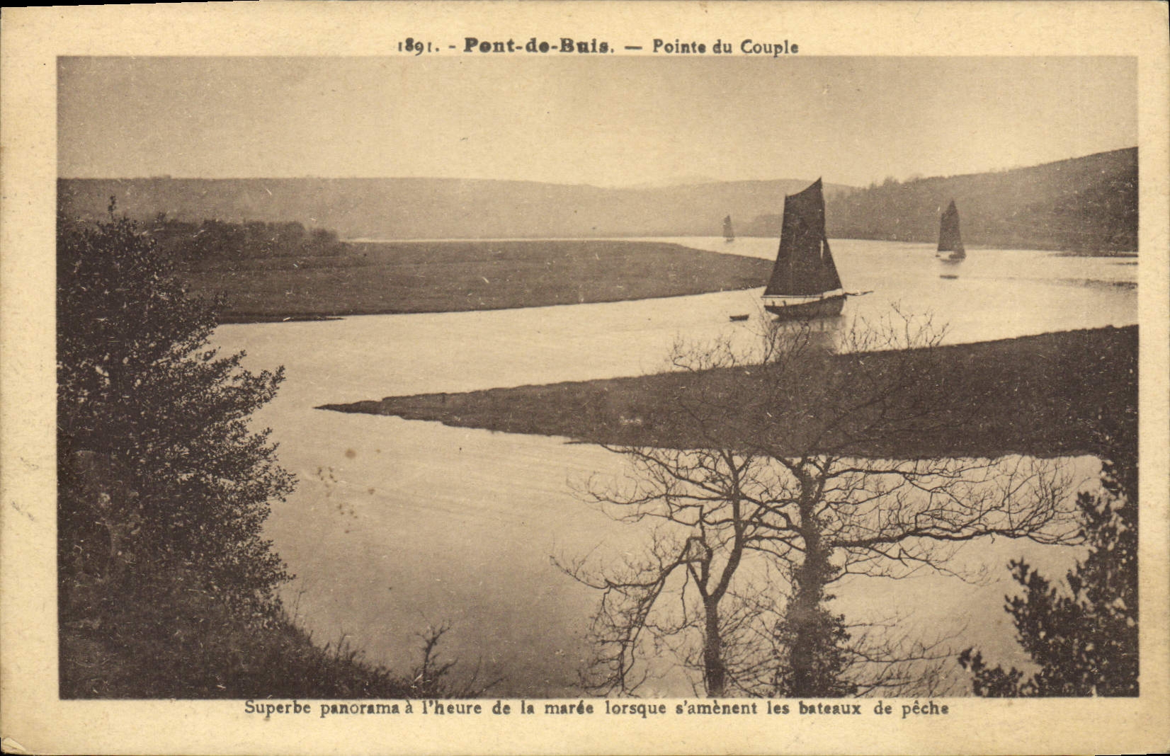 CPA Pont De Buis Pointe Du Couple
