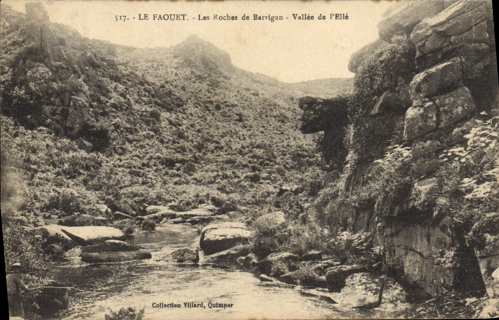 CPA Le Faouet Les Roches De Barrigan Vallee De I'Ellé
