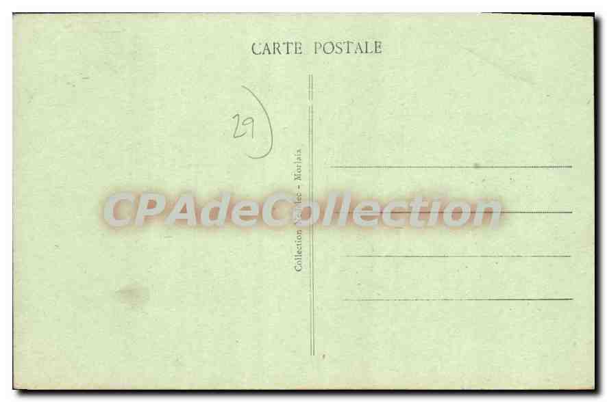 CPA Santec Roch An Diaoul rocher du diable — Rückseite