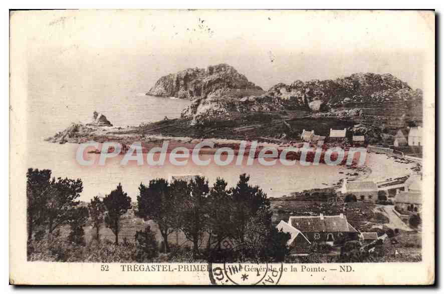 CPA Tregastel Primel Vue Generale De La Pointe