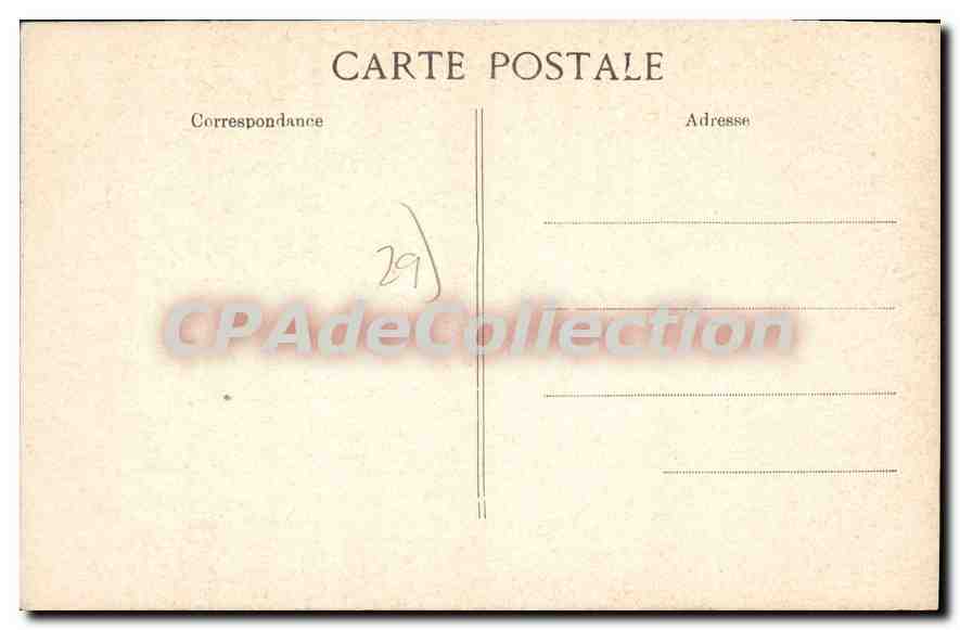 CPA Pont L'Abbe Le Chateau La Bretagne — Rückseite