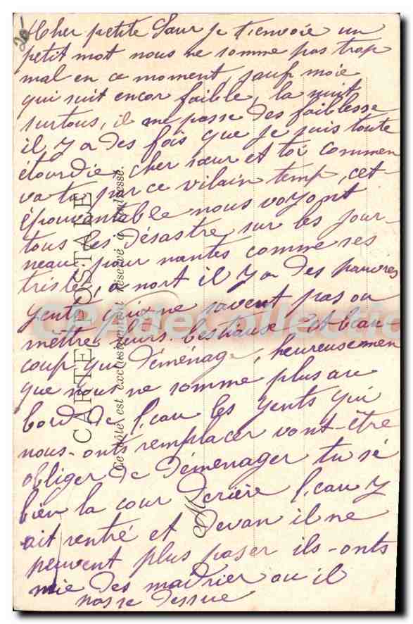 CPA Saint Jean Du Doigt Portail Et Eglise — Verso