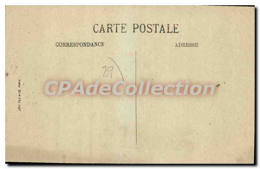 CPA Plogonnec Le Clocher De I'Eglise — Rückseite