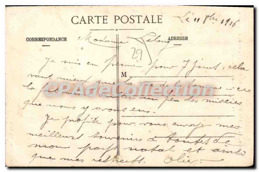 La Roche-Maurice (F.) — Ruines du Château et Pont sur l'Ellorn — Collection CPAdéCollection — Rückseite