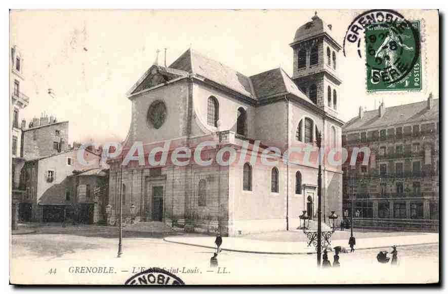 Grenoble — L'Église Saint-Louis — LL. — Collection LL.