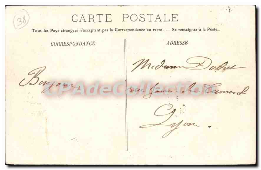 Grenoble — L'Église Saint-Louis — LL. — Collection LL. — Verso