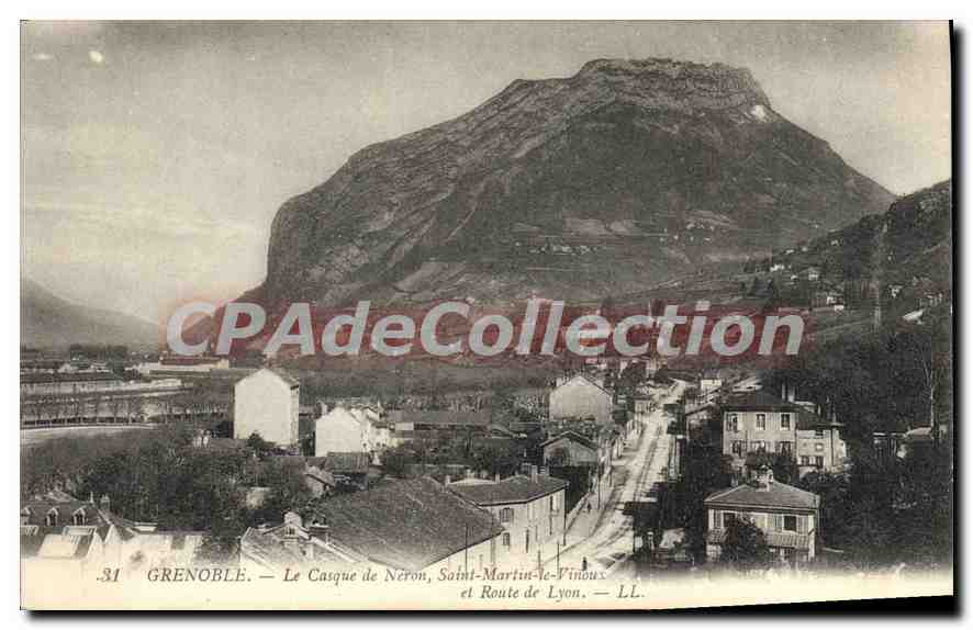 Grenoble — Le Casque de Néron, Saint-Martin-le-Finoux et Route de Lyon — L.L. n°31