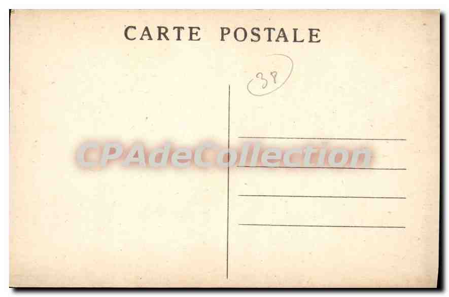 Grenoble — Le Château de Bouquérón et la Chaîne des Alpes — E.R. — Verso