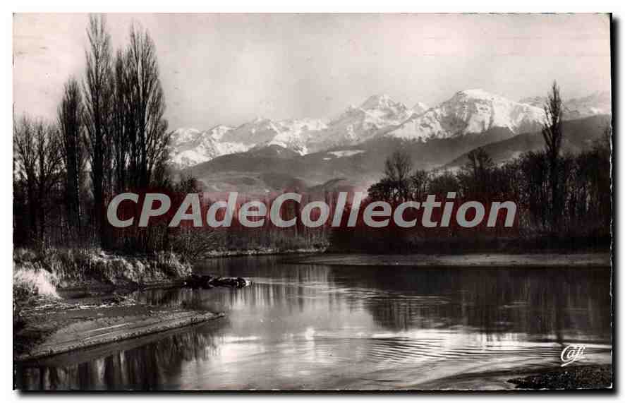 Les Bords de l'Isère et les Alpes à l'Île d'Amour — Grenoble — éditeur Réal-Photo, n°227