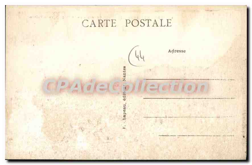 CPA Pornichet Vue Generale De La Plage Vers La Pointe — Rückseite
