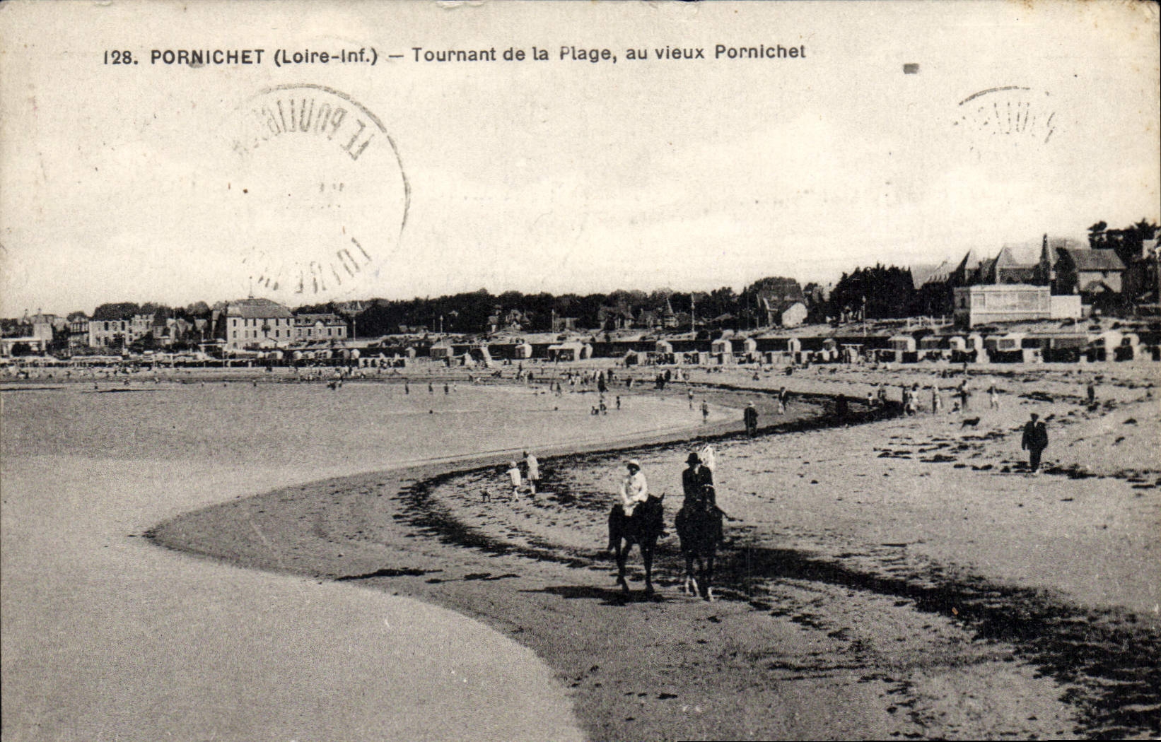 CPA Pornichet Tournant De La Plage Au Vieux Pornichet