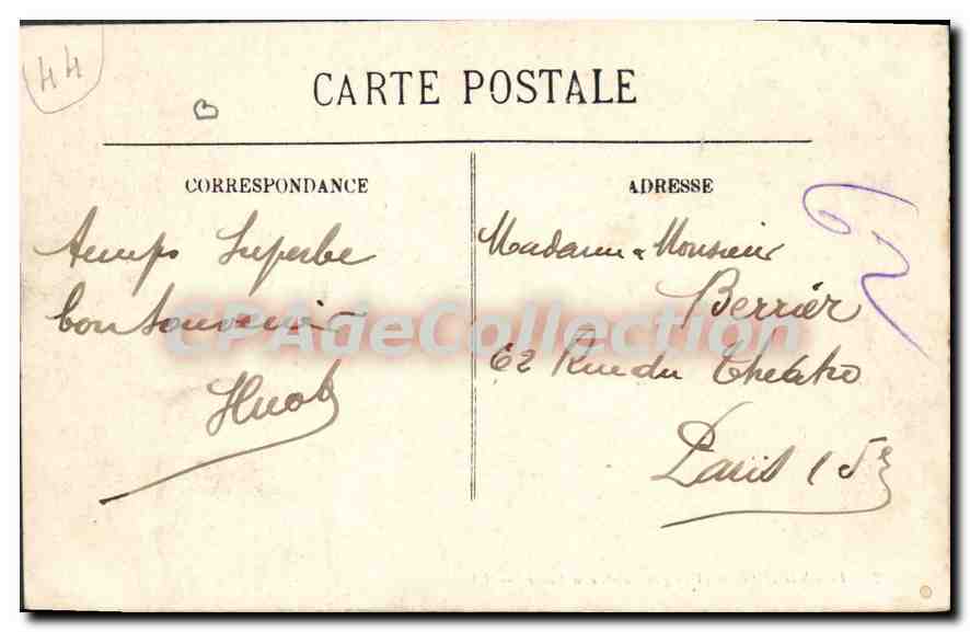 CPA Pornichet Vue Generale De La Plage — Rückseite