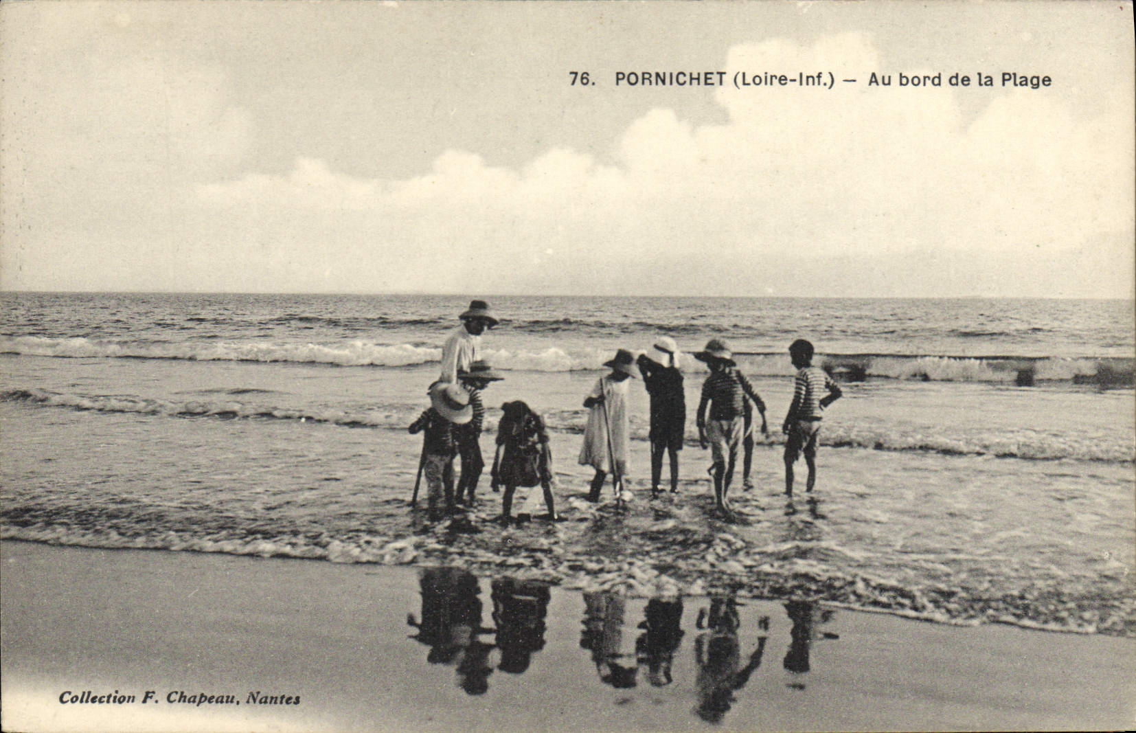 CPA Pornichet Au Bord De La Plage