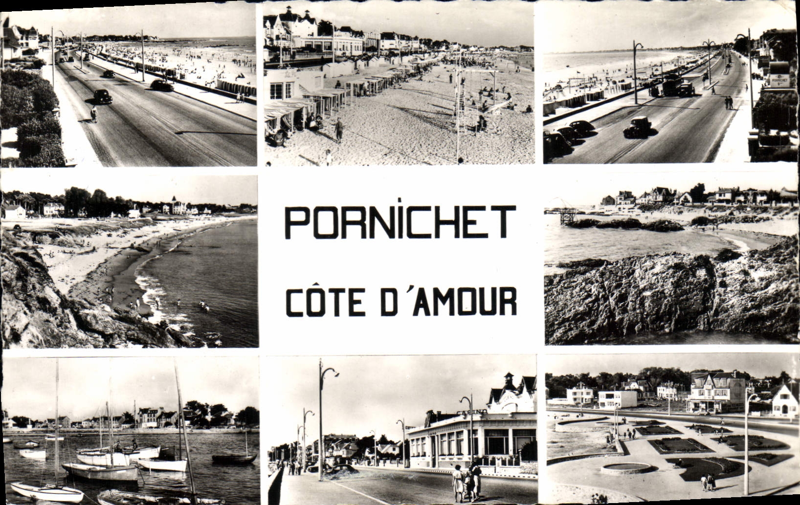 CPA Pornichet Cote D'Amour promenade plage port casino