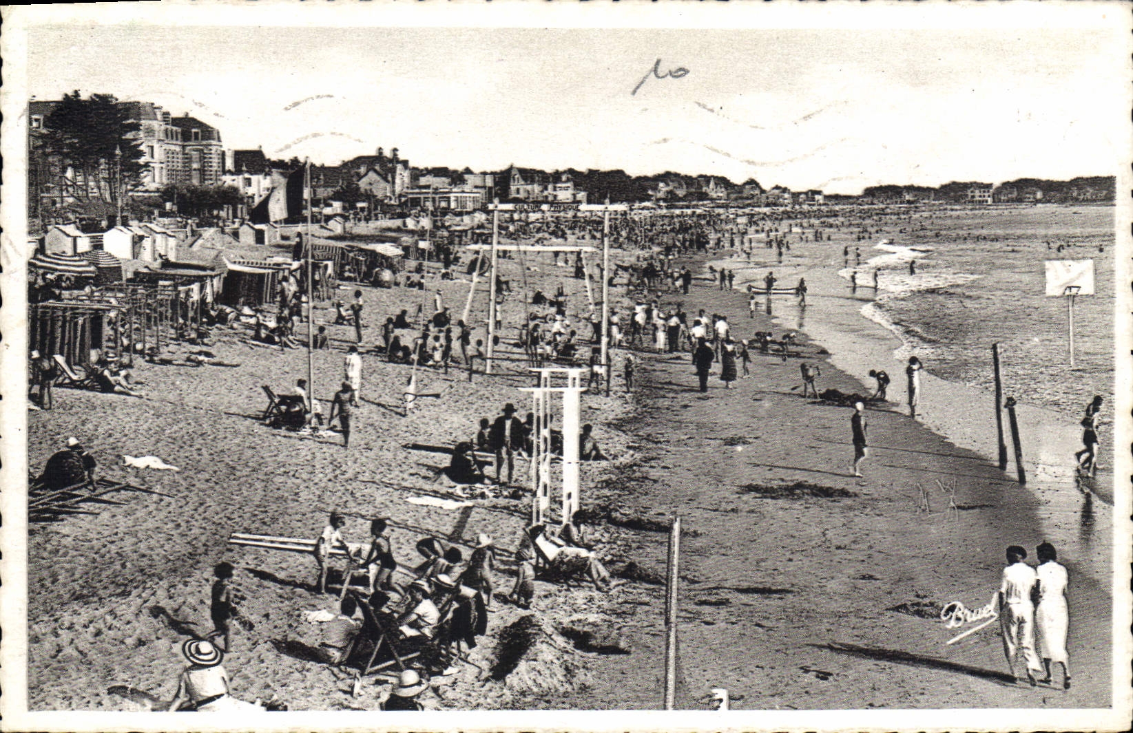 CPA Pornichet Les Pins La Plage