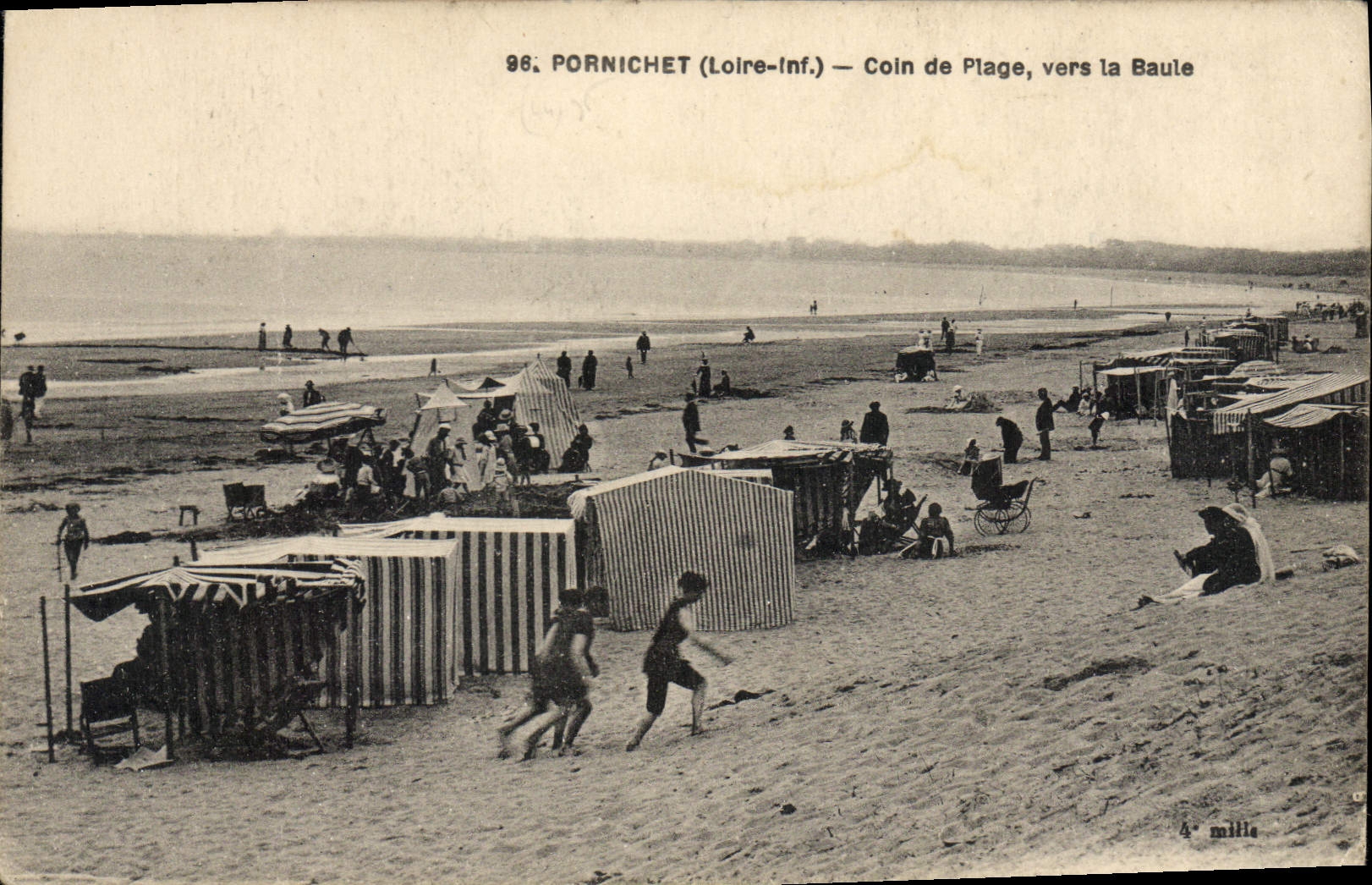 CPA Pornichet Coin De Plage Vers La Baule
