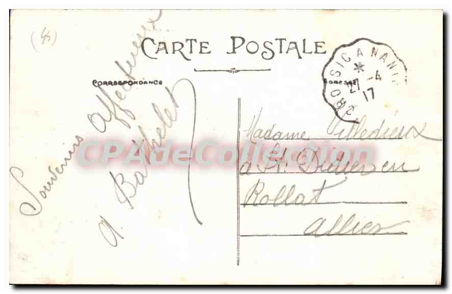 CPA Pornichet Vue Generale De La Plage — Rückseite