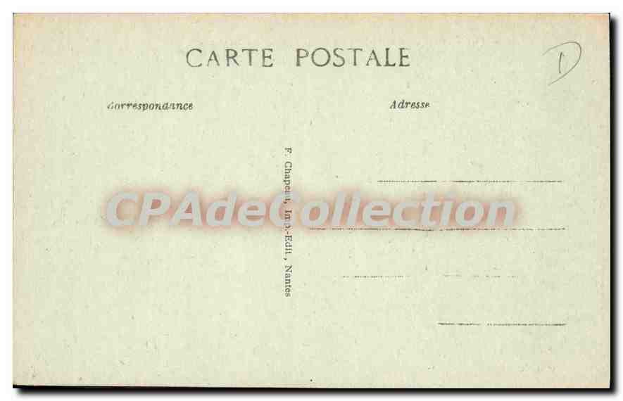 CPA Pornichet La Plage Prise Des Rochers — Rückseite