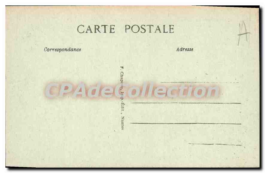 CPA Pornichet Vue Generale De La Plage Prise Des Rochers — Rückseite