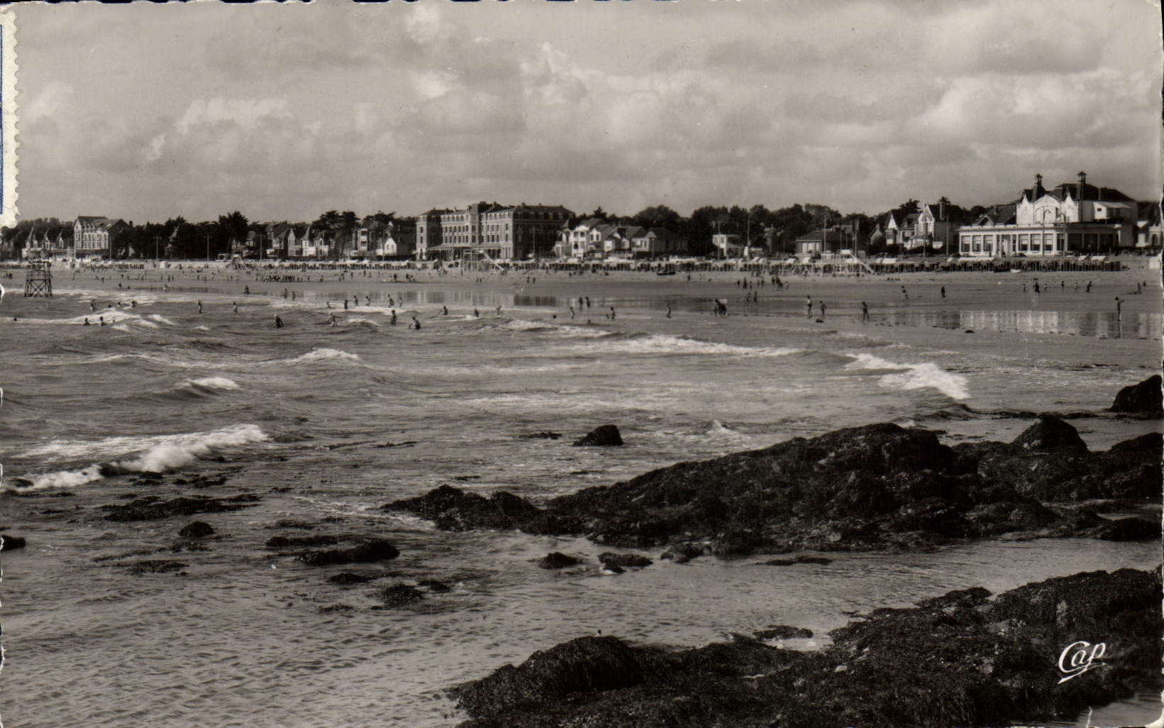 CPA Pornichet La Plage Vue De La Mer