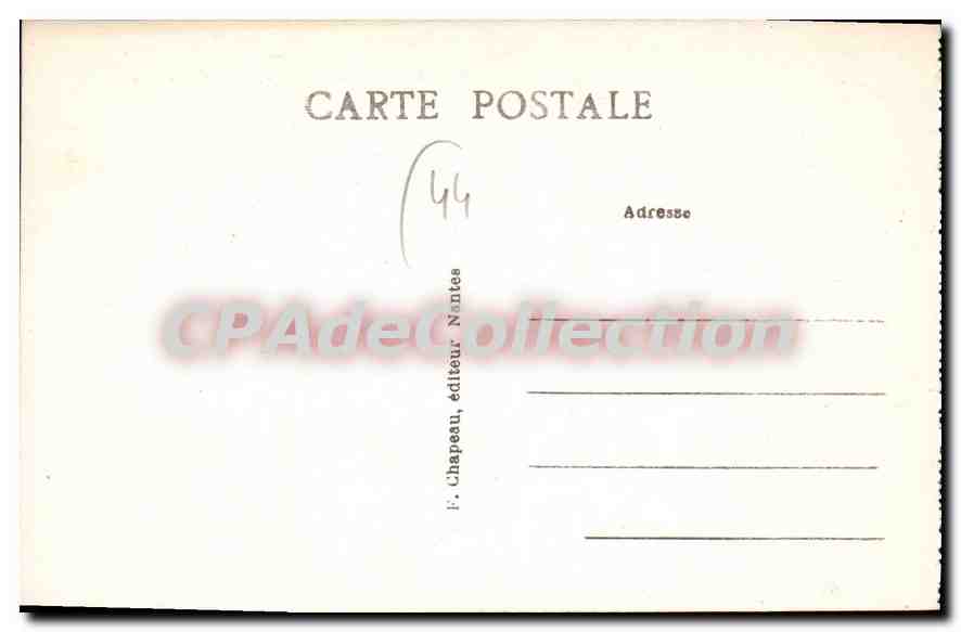 CPA Pornichet Vue Generale De La Plage Prise Des Rochers — Rückseite