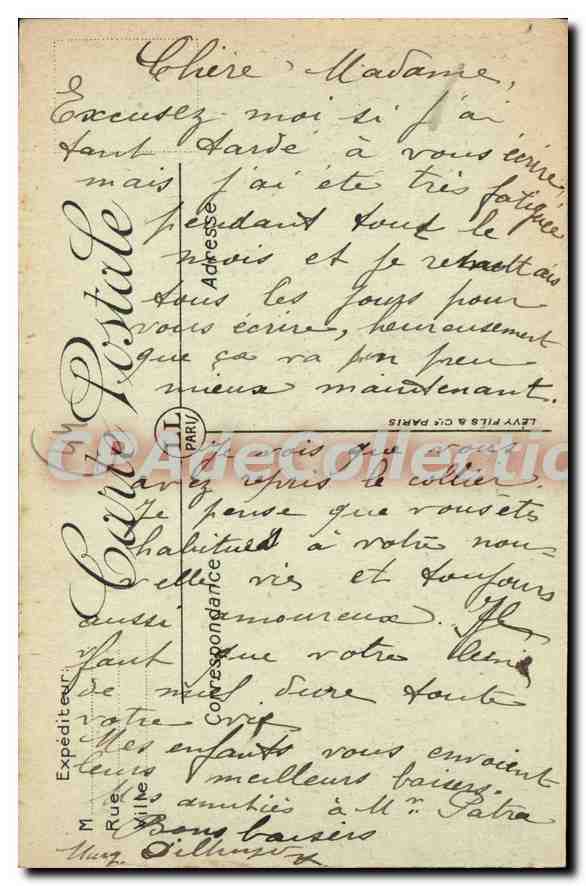 CPA Pornichet Vue Generale De La Plage — Rückseite